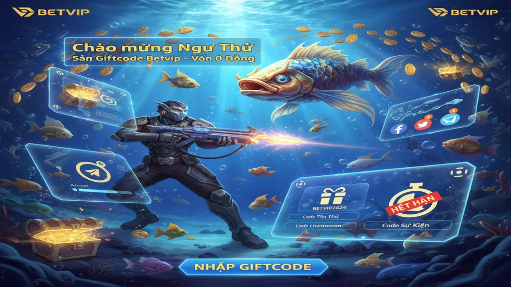 Nhận Giftcode Bắn Cá Betvip