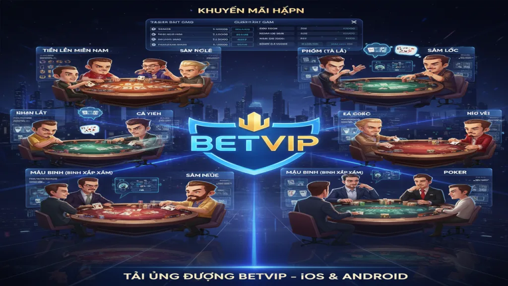 Top game bài hot Betvip